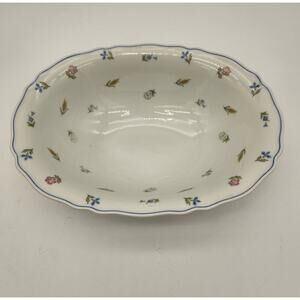 Vintage Franconia Krautheim Selb Bavaria German‎ Virginia Flowers Serving Bowl